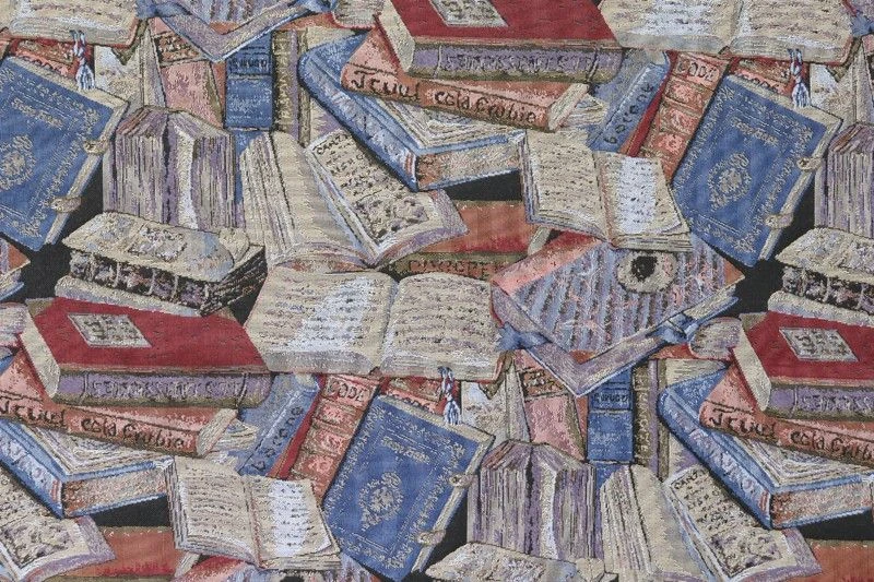 Jacquard Upholstery Fabric "Books", Art. 442200