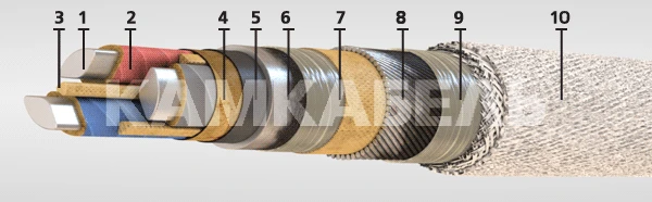 كابل الطاقة بسلك الألمنيوم AAP2LHV-1 3x95+1x50 (أو)