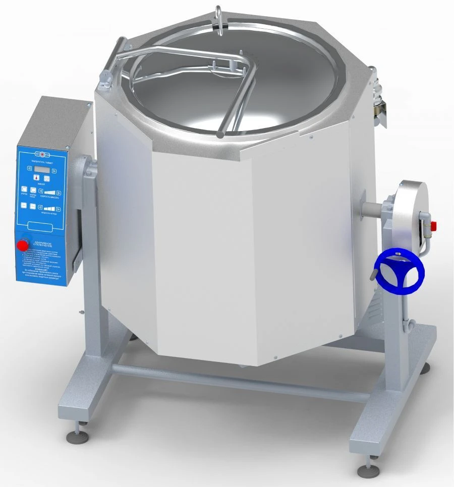 Electric Cooking Boiler with Stirring and Tilting Function KPEM-160-OMR-V