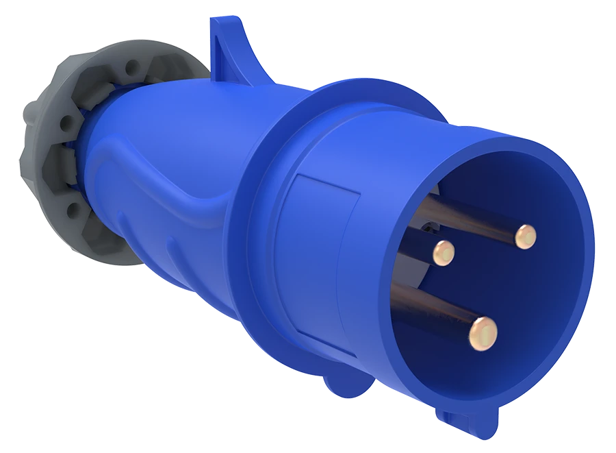 Portable Plug IP44 MAGNUM 16A 200-250V 2P+PE PSN01-016-3
