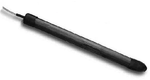 Subsurface Anode Grounding Rod AZ-TES with Titanium Electrode and MMO Coating, 25mm Diameter