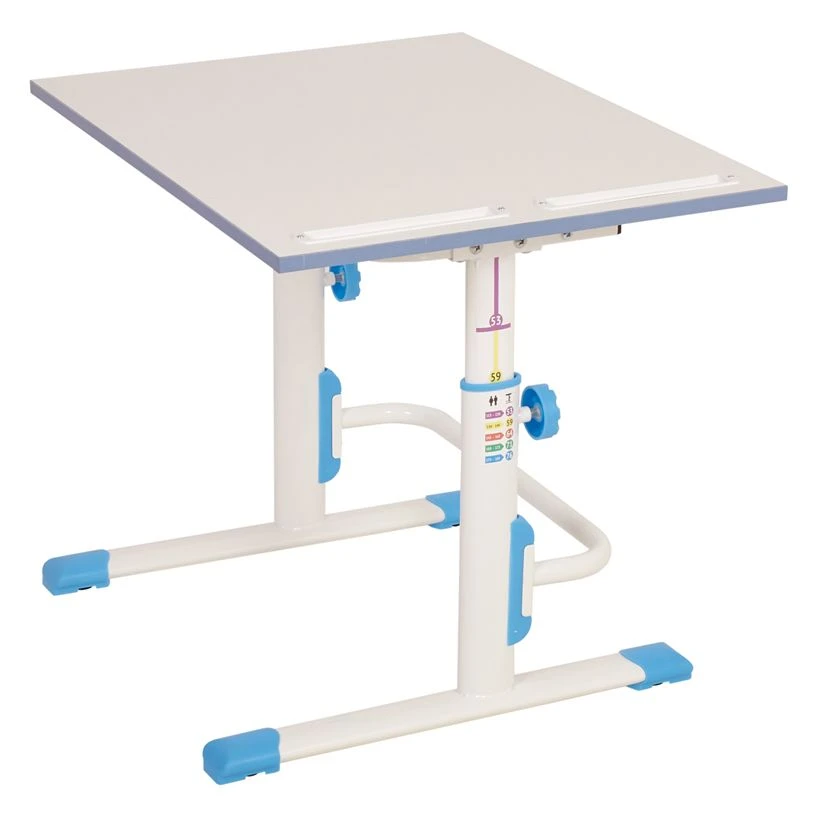 مكتب بوليني كيدز سIMPLE M1 القابل للتحويل 75x55 سم، أبيض-أزرق، رقم 0001555.17