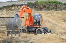 E145W Wheel Excavator with D-245C Engine and 0.8m³ Bucket