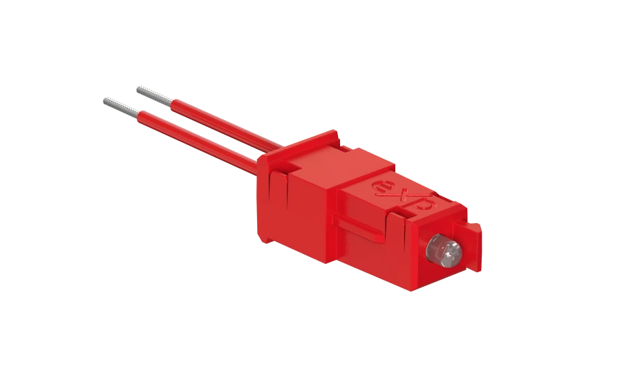 مؤشر LED مع أسلاك، 230 فولت، أحمر، موديل 72182.4