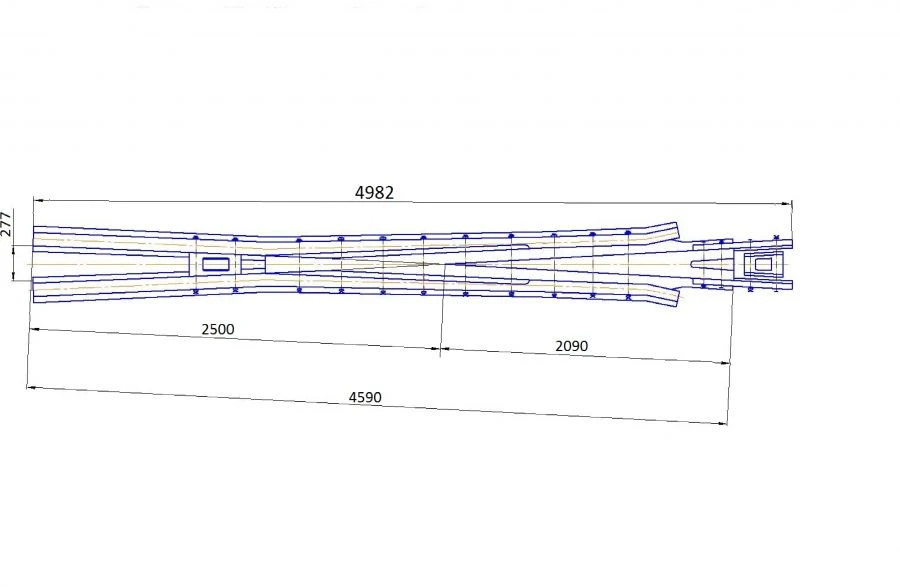 قطعة تقاطع نوع R65 لمشاريع المفاتيح SP418-01