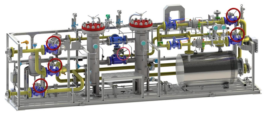 Natural Gas Filtration and Separation System for Industrial Use SPG Series