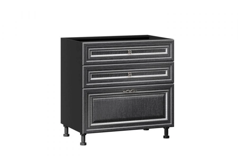 Luxurious Kitchen Cabinet with 3 Drawers, Model LD.270930.000