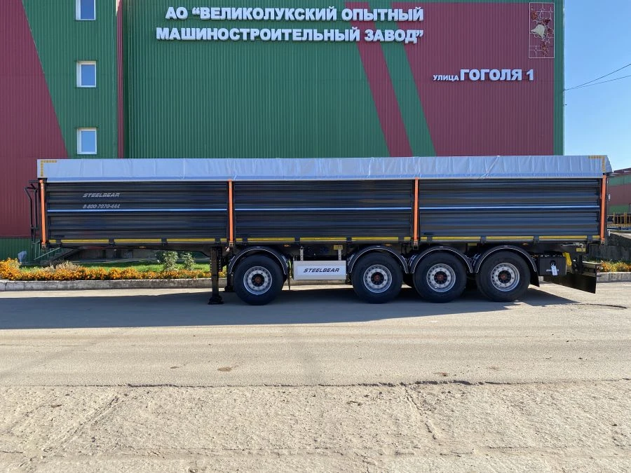 مقطورة تفريغ بأربعة محاور PD-41S مع مجموعة المحاور BPW HSFALM 9010-15 V36 61.68.361.147QS