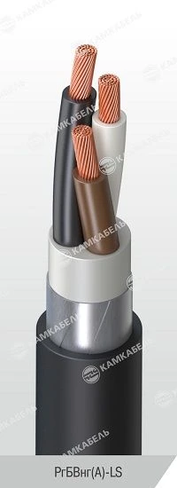 كابل الطاقة EPRon® مع موصلات نحاسية، 0.66/1 ك ف، RgBВng(A)-LS