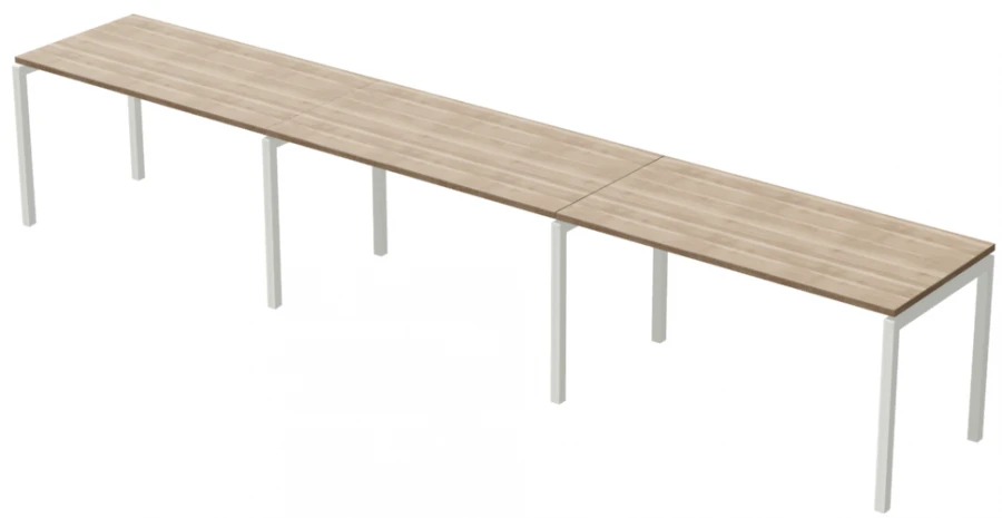 Magna Bench System with P-Shaped Support, Model MSB 46
