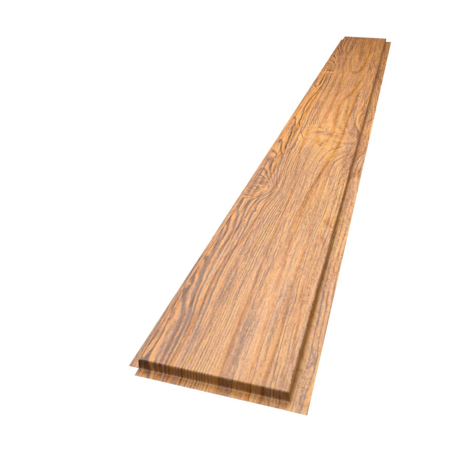 لوحة معدنية خطية "يار-بانل" - XL واسعة (250 × 2470 مم) بلون البلوط الذهبي