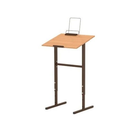 مكتب قابل للتعديل للعمل واقفًا مع إطار معدني