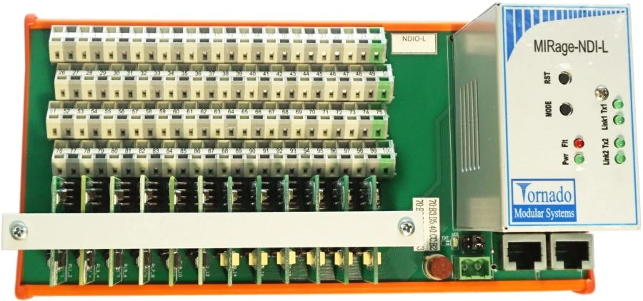 جهاز الإدخال المنفصل بـ 24 إشارة، 24 فولت AC/DC، مع عزل غالفي فردي، MIRage-NDI-L