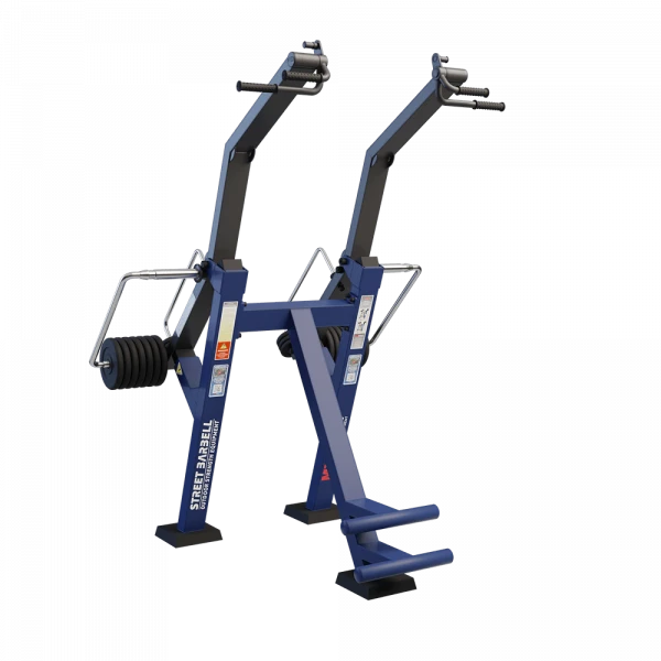 آلة الر Pulley العمودية في وضع الوقوف مع حمل قابل للتعديل