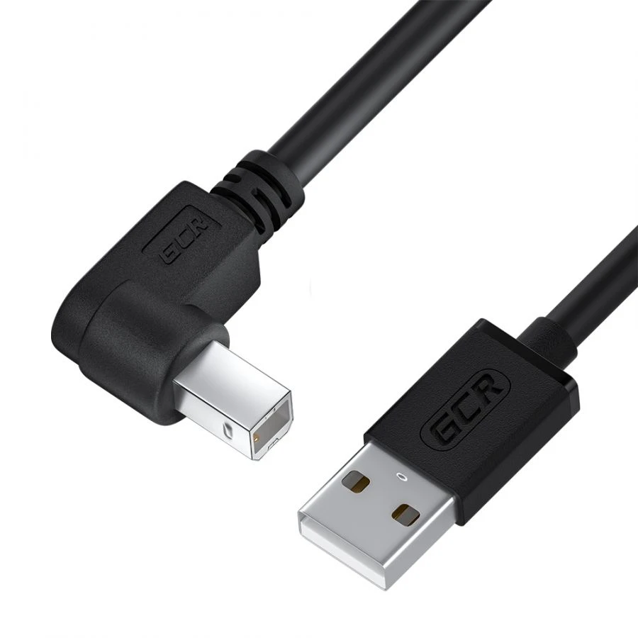 كابل USB 2.0 للطابعة مع موصل بزاوية، نموذج GCR-UPC3ML