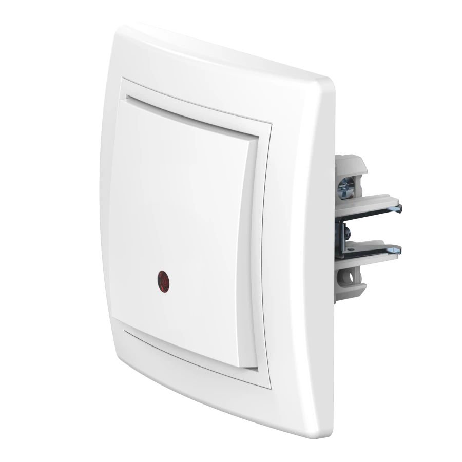 Caduceus Aling Prestige One-Gang Cross Switch with Indicator 10AX, 250V~
