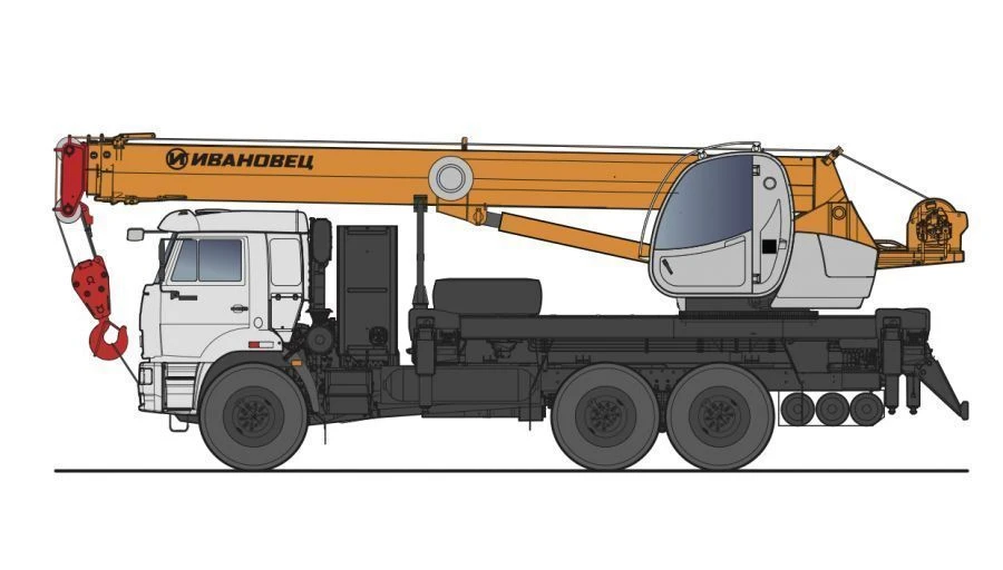 رافعة شاحنة للبناء KS-45717K-3-54 مع كابينة U7810.5