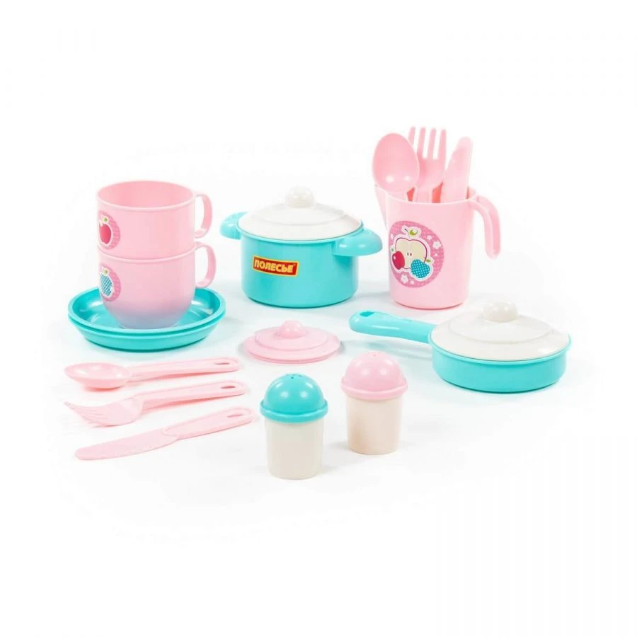 Khosyushka" Children's Dish Set for 2 Persons (V4) - 18 Pieces