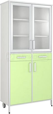 Medical Cabinet with Four Doors and Two Drawers, SM-10K