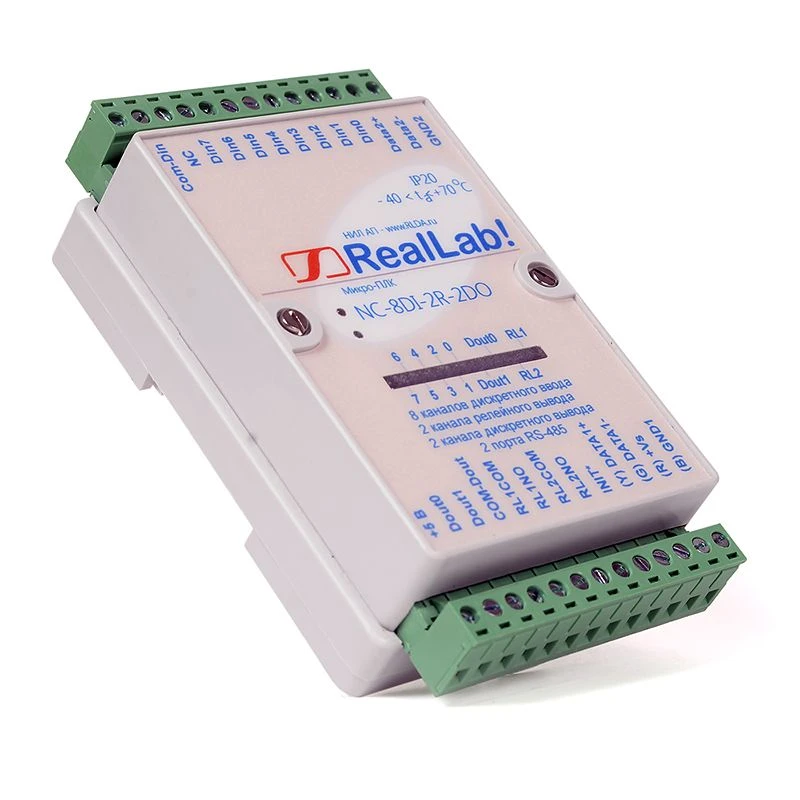 وحدة التحكم المنطقي القابلة للبرمجة NC-8DI-2R-2DO