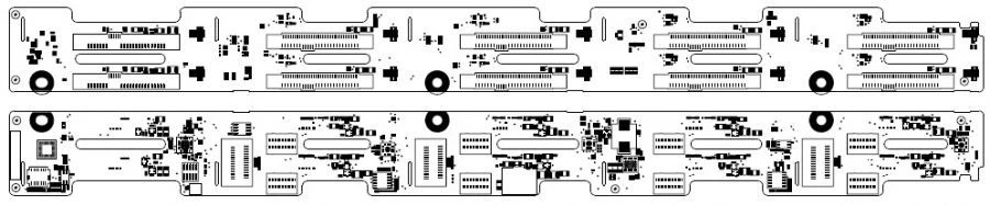وحدة توسيع القرص 6xSFF 4xNVMe يادرڤ.469555.067
