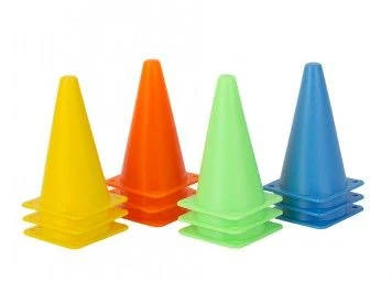 Assorted Color Marking Cones H 10cm (12pcs)