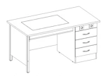 Light Table with Cabinet 1500x800x750 mm (Illumination Area 750x450 mm)
