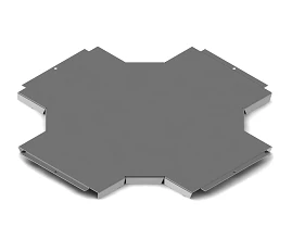 Cross-shaped Cable Tray Cover KL 000 X, 50-600mm, 1.0-1.5mm Thickness