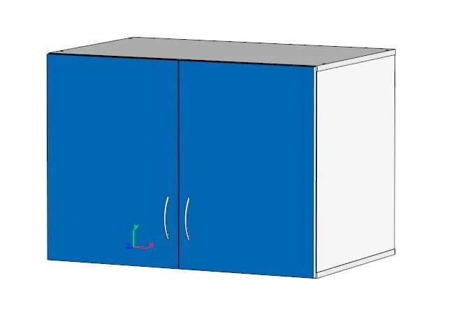 Wide Overhead Storage Rack with PVC Edge Banding