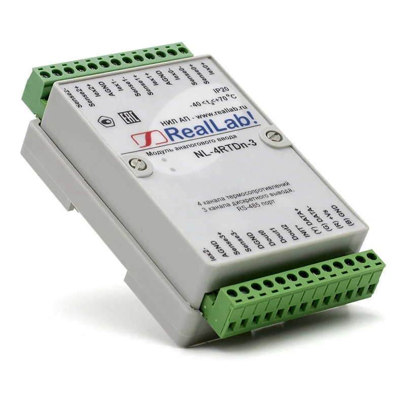 وحدة الإدخال التناظرية لإشارات مقاومة الحرارة NL-4RTDn-3