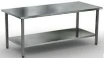 طاولة إطار من الفولاذ المقاوم للصدأ 1200x700x850 مم - طراز KSm-n/z-120-p
