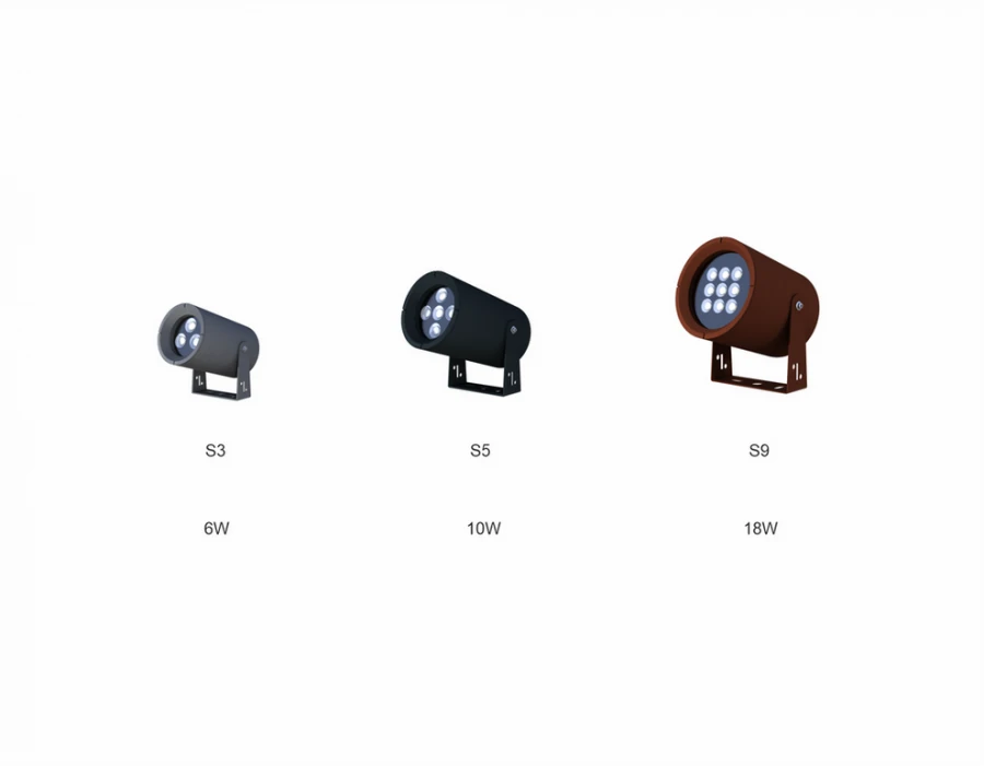 Compact Outdoor LED Floodlights ROLL S