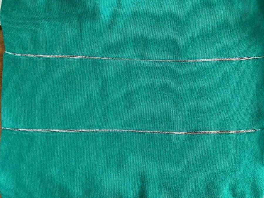 Elastic Knit Fabric for Collars - 95% Cotton, 5% Lycra