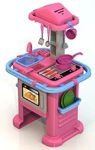 مجموعة مطبخ الساحرة (94 سم + طقم أواني)