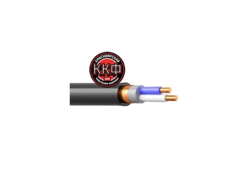 كابل طاقة مقاوم للحريق مع انبعاث دخان منخفض 2x1.5mm² VVGng(A)-LS