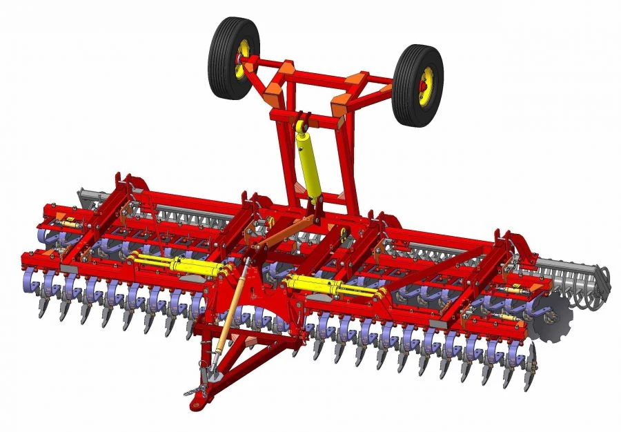 محراث قرصي مزدوج الصف BDD-6x2M