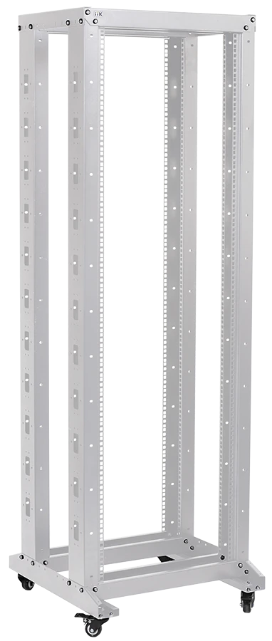 رف مزدوج بسلسلة LF35-37U66-2R ITK 19" ، 37U ، 600x600 ، على عجلات ، رمادي