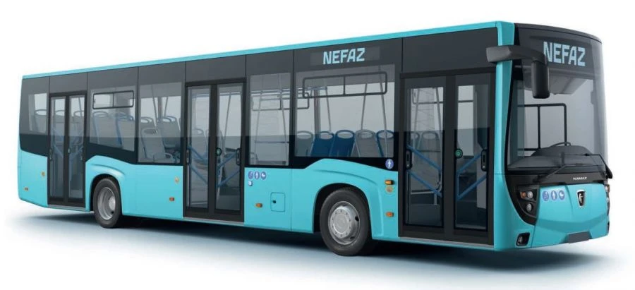 حافلة NEFAZ 5299-0000030-52 منخفضة الأرضية مع محرك ديزل كاما 667.521-250