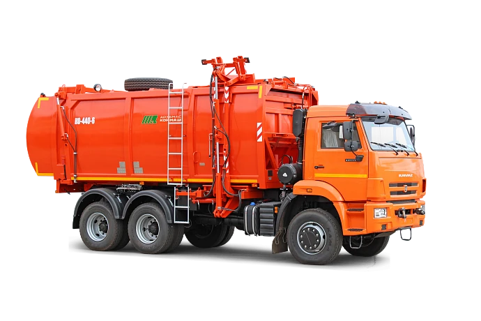 شاحنة جمع النفايات KO-440-6 على هيكل كاماتز-65111-50