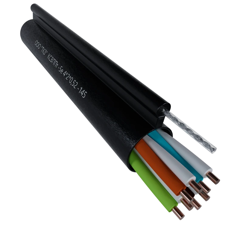 كابل زوجي ملتوي تردد عالٍ 10pr U/UTPt-5e 25 AWG PE