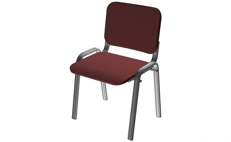Children's Chair with Foam Upholstery and Metal Frame Model C-2