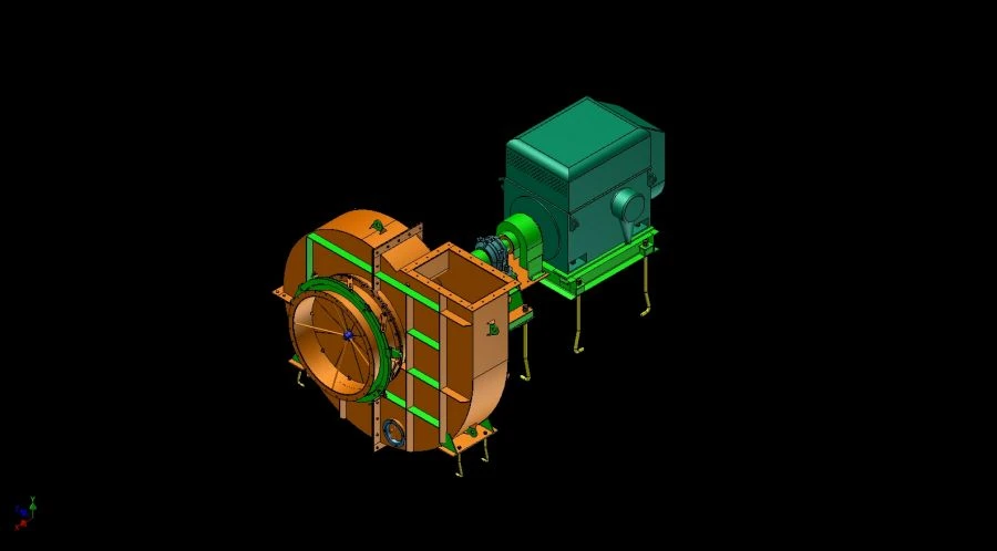 Centrifugal Fan for Gas Cleaning Systems VVR-K