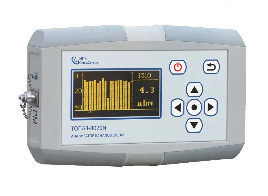 محلل قنوات الضوء CWDM "توباز-8021N