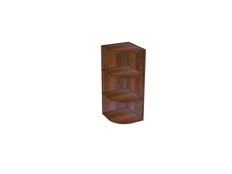 Corner Open Wall Cabinet for Kitchen Storage