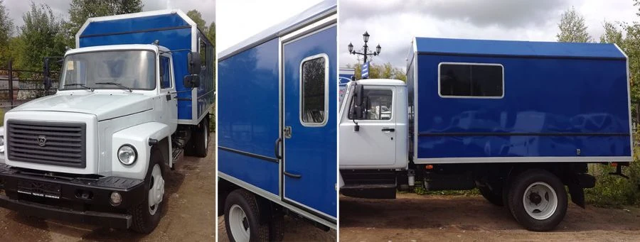 Diesel Truck 47121E on GAZ 3309 Chassis