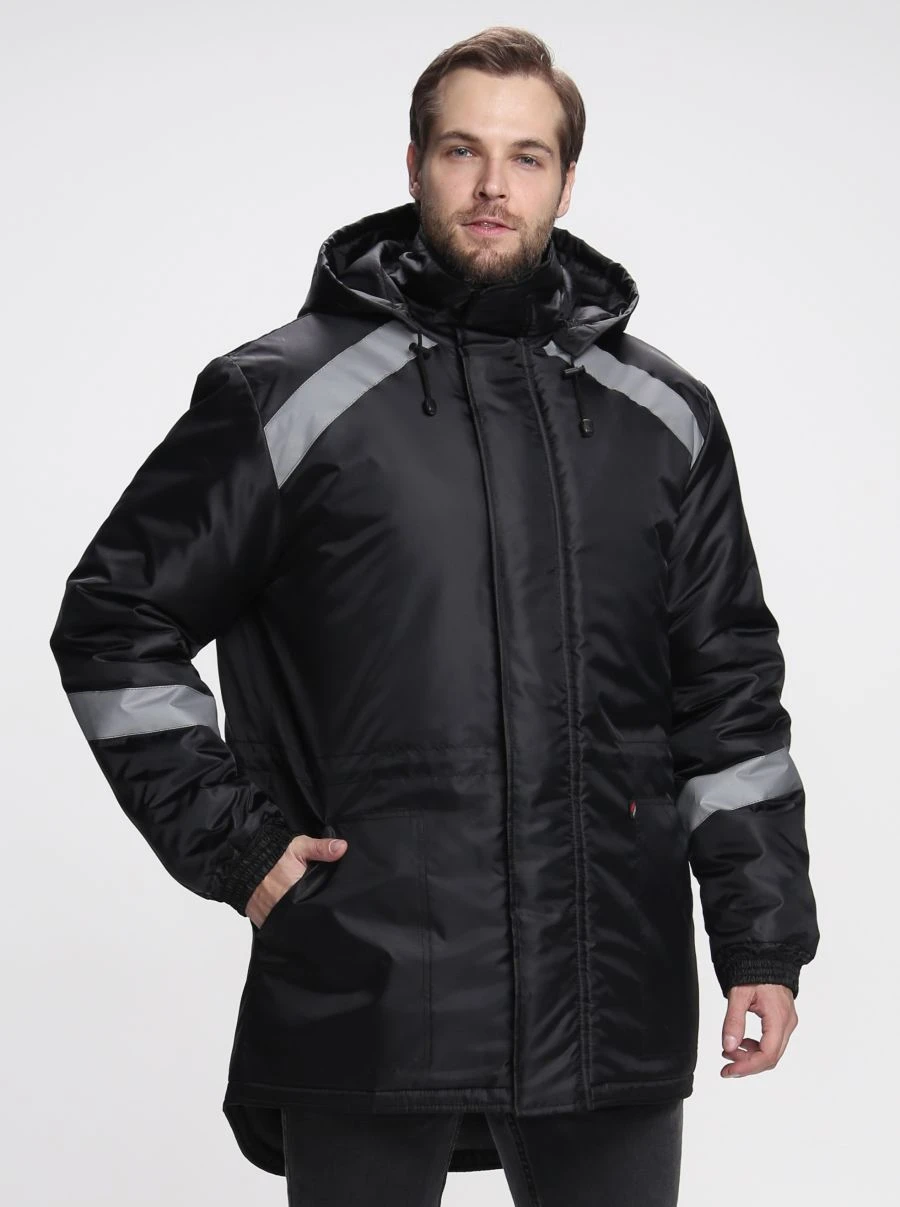 Winter Jacket Progress, Black, Art. 87468678