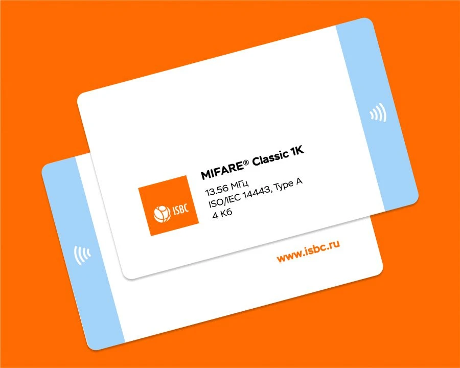 بطاقة ذكية مع شريحة MIFARE Classic 1K المدمجة