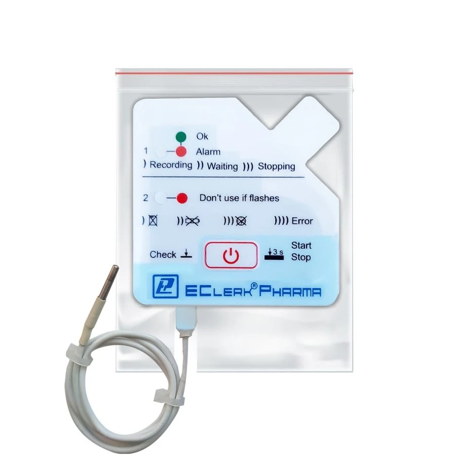 مسجل الحرارة المستقل EClerk-Pharma-USB-e