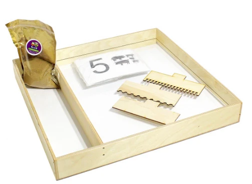 طاولة ضوئية للعلاج بالرمل (نموذج خشبي)