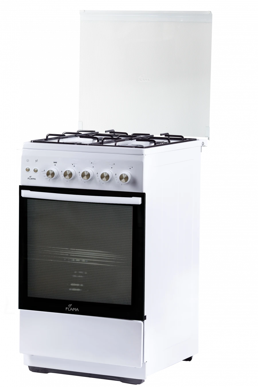 4-Burner Gas Stove with Oven Control - FLAMA FG 2424